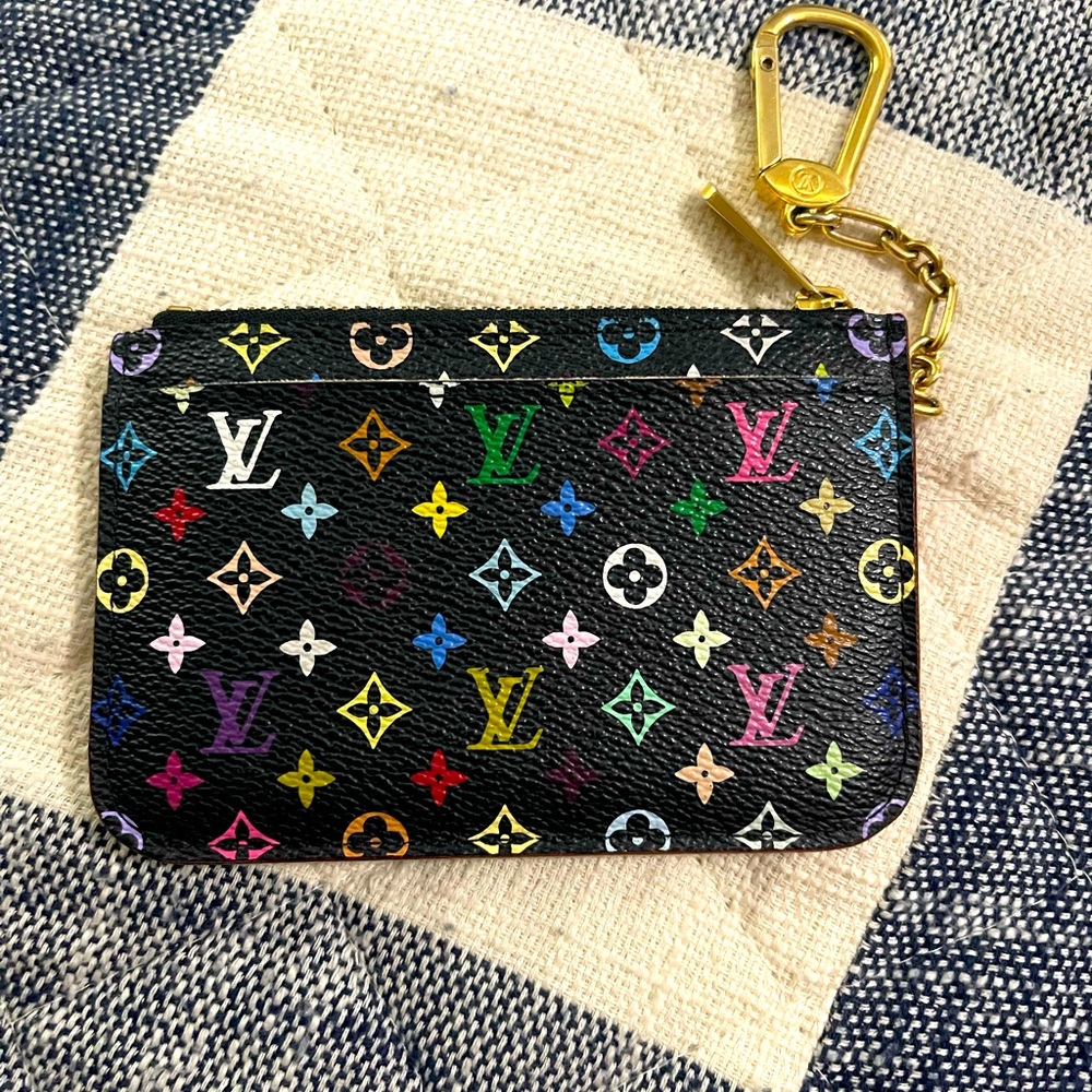 Louis Vuitton multi colored small wallet.